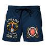 Miller Lite Blue Basic Swim Trunks