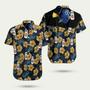 Miller Lite Dory And Yellow Flowers Hawaiian Shirt