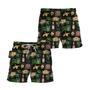 Miller Lite Hibiscus Flower Swim Trunks