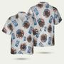 Miller Lite Sunflowers Of July American Independence Day Hawaiian Shirt