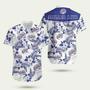 Miller Lite Tropical Floral Pattern Hawaiian Shirt