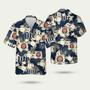 Miller Lite Tropical Flower Pattern Hawaiian Shirt