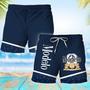 Modelo Bottle Pattern Swim Trunks