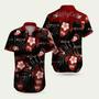 Motley Crue Band Floral Hawaiian Shirt