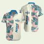 Natural Light Tropical Us Flag Hawaiian Shirt