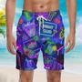 Neon Cocktail Night Club Beach Shorts For Men