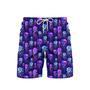 Neon Colorful Jellyfish Violet Beach Shorts For Men