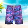 Neon Glowing Shark Beach Shorts For Men