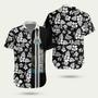 Newcastle United Fc Floral Black Hawaiian Shirt