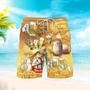 Oktoberfest Time To Drink Beer Yellow Beach Shorts For Men