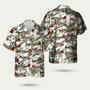 P 51 Red Tail Mustang Bunny Hawaiian Shirt