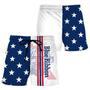 Pabst Blue Ribbon American Flag Swim Trunks