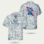 Pabst Blue Ribbon Doodle Art Halloween Hawaiian Shirt