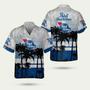 Pabst Blue Ribbon Palm Tree Hawaiian Shirt