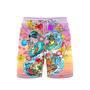 Paddleboarding Paddleboarder Skull Tropical Beach Shorts For Men