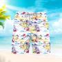 Palm Tree Island Tropical Beach Beach Shorts For Men