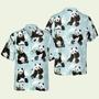 Panda On Palm Leaves Hawaiian Shirt