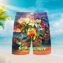 Parrot It's Five O'clock Somewhere Cocktail Tropical Beach Shorts For Men