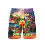 Parrot It's Five O'clock Somewhere Cocktail Tropical Beach Shorts For Men