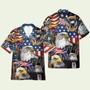 Patriotic Eagle July Idependence Day Hawaiian Shirt