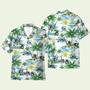 Penguin Playing On The Beach Hawaiian Shirt