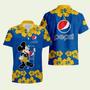 Pepsi Mickey Mouse Hibicus Flower Gift Hawaiian Shirt