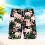 Pig Farm Where Pigs Home Is Tropical Beach Shorts For Men