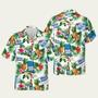 Pineapple Flower Busch Light Hawaiian Shirt