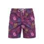 Pineapple Party Purple Summer Tropical Beach Shorts For Men