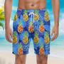 Pineapple Tropical Beach Shorts For Men