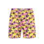 Pink And Yellow Palm Trees Beach Beach Shorts For Men