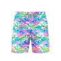 Pink Flamingo Tropical Beach Shorts For Men