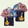 Pluto Dog Eagle Fireworks Us Flag Independence Day Hawaiian Shirt