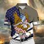 Premium All Gave Some Some Gave All US Veteran Polo Shirt With Pocket