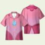 Princess Peach Marrio Movie Cosplay Costume Hawaiian Shirt