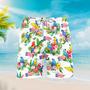 Puerto Rico Parrots Tropical Beach Shorts For Men