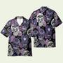 Purple Sugar Skulls Hawaiian Shirt