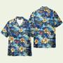 Rat Rod And Tropical Hibiscus Pattern Hawaiian Shirt