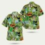 Rick And Morty Pattern Halloween Hawaiian Shirt