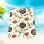 Sausages And Beer Big Set Of Barbeque Party Food Beach Shorts For Men