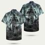 Sea Monster Attached Pirate Ship Hawaiian Shirt