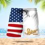 Shiner Bock American Flag Swim Trunks