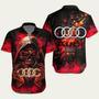 Skull Audi Logo Hawaiian Shirt