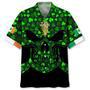 Skull Green St.Patrick Day Hawaiian Shirt Summer Gifts