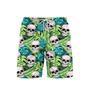 Skull On Palm Leaves Beach Shorts For Men