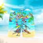 Skull Surfing In Summer Beach Shorts For Men