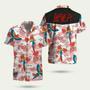 Slayer Parrot And Leaves Pattern Hawaiian Shirt