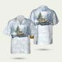 Snowcat Bombardier Snow Groomer Christmas Hawaiian Shirt