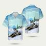 Snowmobile Button Up Hawaiian Shirt