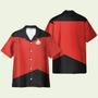 St Movie The Next Generation Red Uniform Cosplay Costume Hawaiian Shirt